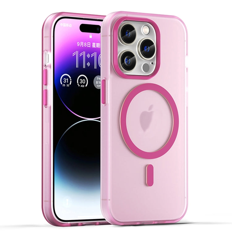 เคสโทรศัพท์ MagSafe แบบ TPU ทึบแสงด้าน + PC ครอบคลุมเต็มรูปแบบ สำหรับ iPhone 16 Pro, สำหรับ iPhone 16 Plus, สำหรับ iPhone 16, สำหรับ iPhone 15 Pro Max, สำหรับ iPhone 15 Pro