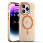 เคสโทรศัพท์ MagSafe แบบ TPU ทึบแสงด้าน + PC ครอบคลุมเต็มรูปแบบ สำหรับ iPhone 16 Pro, สำหรับ iPhone 16 Plus, สำหรับ iPhone 16, สำหรับ iPhone 15 Pro Max, สำหรับ iPhone 15 Pro