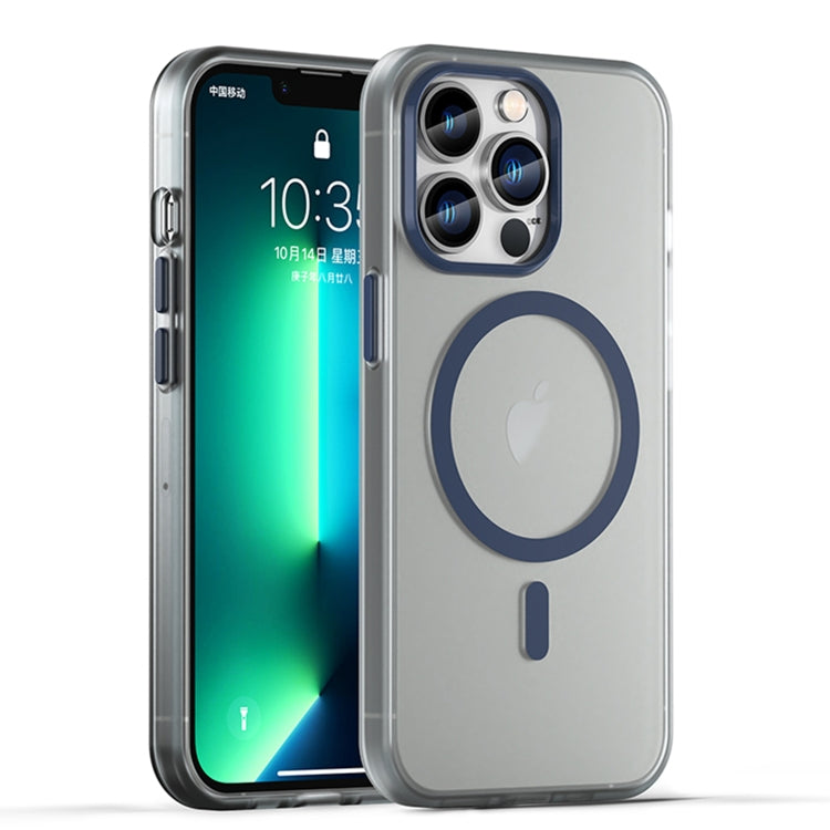 เคสโทรศัพท์ MagSafe แบบ TPU ทึบแสงด้าน + PC ครอบคลุมเต็มรูปแบบ สำหรับ iPhone 14 Pro Max, สำหรับ iPhone SE 2022 / 2020 / 8, สำหรับ iPhone 13 Pro Max, สำหรับ iPhone 13 Pro, สำหรับ iPhone 13