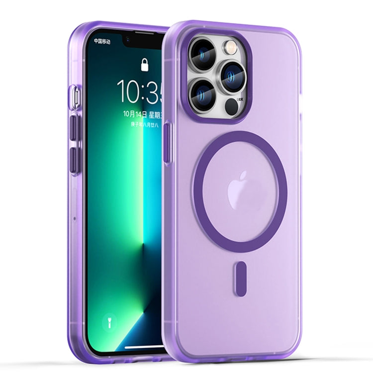 เคสโทรศัพท์ MagSafe แบบ TPU ทึบแสงด้าน + PC ครอบคลุมเต็มรูปแบบ สำหรับ iPhone 14 Pro Max, สำหรับ iPhone SE 2022 / 2020 / 8, สำหรับ iPhone 13 Pro Max, สำหรับ iPhone 13 Pro, สำหรับ iPhone 13