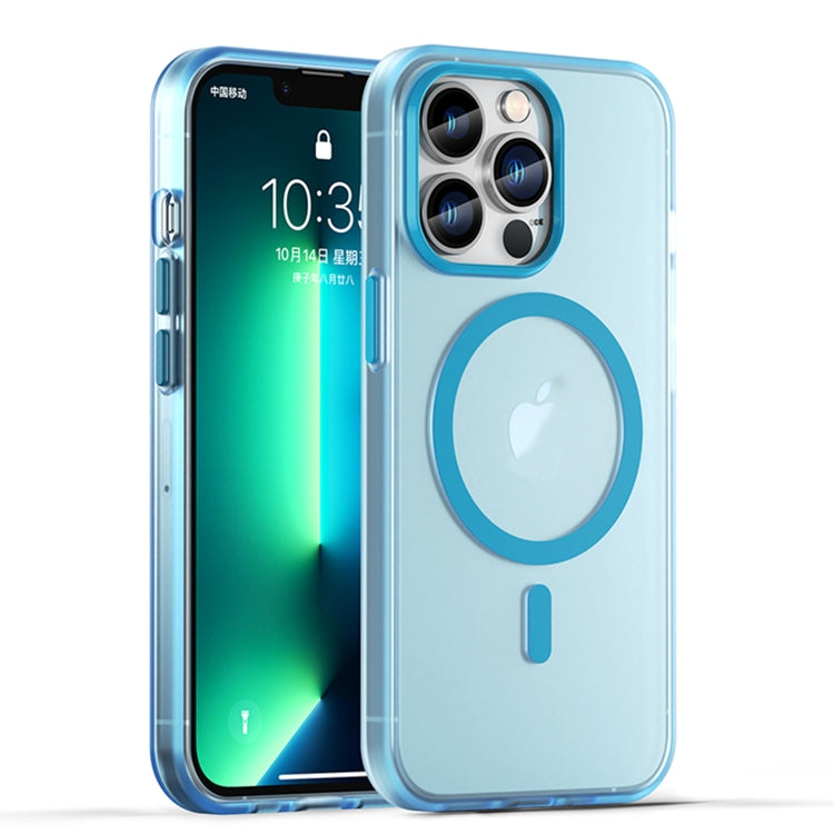 เคสโทรศัพท์ MagSafe แบบ TPU ทึบแสงด้าน + PC ครอบคลุมเต็มรูปแบบ สำหรับ iPhone 14 Pro Max, สำหรับ iPhone SE 2022 / 2020 / 8, สำหรับ iPhone 13 Pro Max, สำหรับ iPhone 13 Pro, สำหรับ iPhone 13