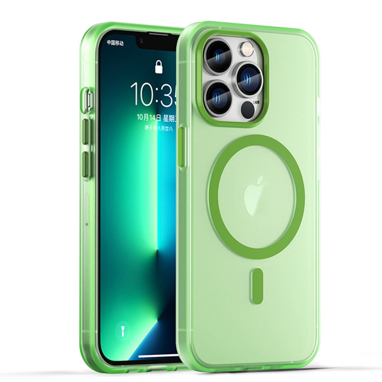 เคสโทรศัพท์ MagSafe แบบ TPU ทึบแสงด้าน + PC ครอบคลุมเต็มรูปแบบ สำหรับ iPhone 14 Pro Max, สำหรับ iPhone SE 2022 / 2020 / 8, สำหรับ iPhone 13 Pro Max, สำหรับ iPhone 13 Pro, สำหรับ iPhone 13