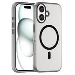 เคสโทรศัพท์ MagSafe แบบ TPU ทึบแสงด้าน + PC ครอบคลุมเต็มรูปแบบ สำหรับ iPhone 16 Pro, สำหรับ iPhone 16 Plus, สำหรับ iPhone 16, สำหรับ iPhone 15 Pro Max, สำหรับ iPhone 15 Pro