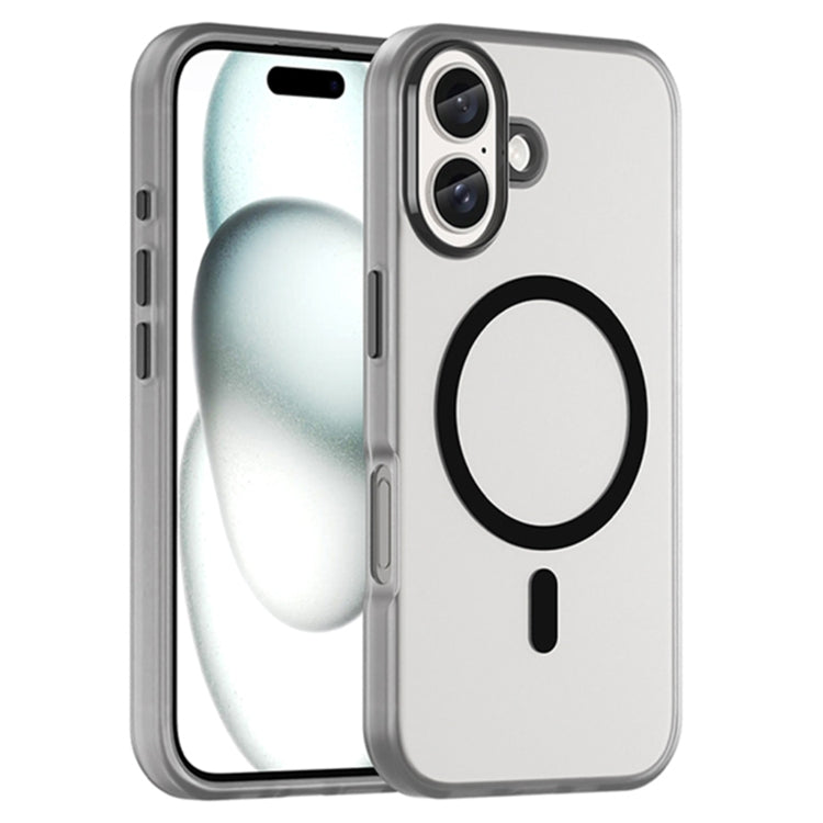 เคสโทรศัพท์ MagSafe แบบ TPU ทึบแสงด้าน + PC ครอบคลุมเต็มรูปแบบ สำหรับ iPhone 16 Pro, สำหรับ iPhone 16 Plus, สำหรับ iPhone 16, สำหรับ iPhone 15 Pro Max, สำหรับ iPhone 15 Pro
