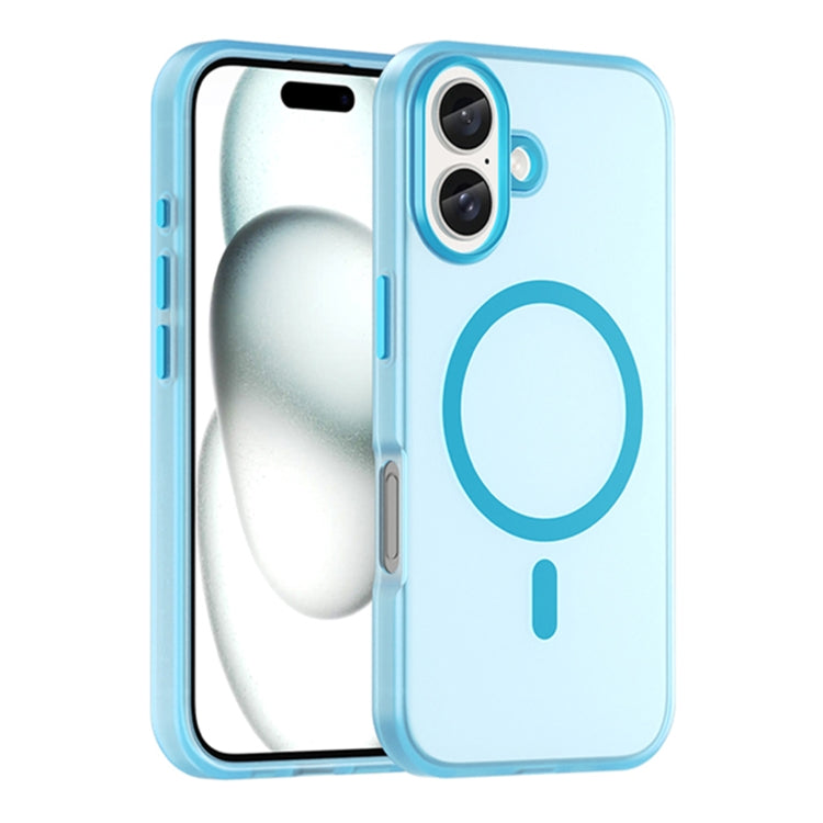 เคสโทรศัพท์ MagSafe แบบ TPU ทึบแสงด้าน + PC ครอบคลุมเต็มรูปแบบ สำหรับ iPhone 16 Pro, สำหรับ iPhone 16 Plus, สำหรับ iPhone 16, สำหรับ iPhone 15 Pro Max, สำหรับ iPhone 15 Pro