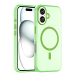 เคสโทรศัพท์ MagSafe แบบ TPU ทึบแสงด้าน + PC ครอบคลุมเต็มรูปแบบ สำหรับ iPhone 16 Pro, สำหรับ iPhone 16 Plus, สำหรับ iPhone 16, สำหรับ iPhone 15 Pro Max, สำหรับ iPhone 15 Pro