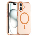เคสโทรศัพท์ MagSafe แบบ TPU ทึบแสงด้าน + PC ครอบคลุมเต็มรูปแบบ สำหรับ iPhone 16 Pro, สำหรับ iPhone 16 Plus, สำหรับ iPhone 16, สำหรับ iPhone 15 Pro Max, สำหรับ iPhone 15 Pro