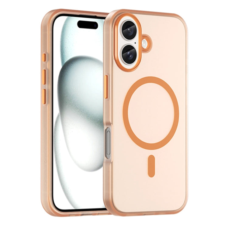 เคสโทรศัพท์ MagSafe แบบ TPU ทึบแสงด้าน + PC ครอบคลุมเต็มรูปแบบ สำหรับ iPhone 16 Pro, สำหรับ iPhone 16 Plus, สำหรับ iPhone 16, สำหรับ iPhone 15 Pro Max, สำหรับ iPhone 15 Pro