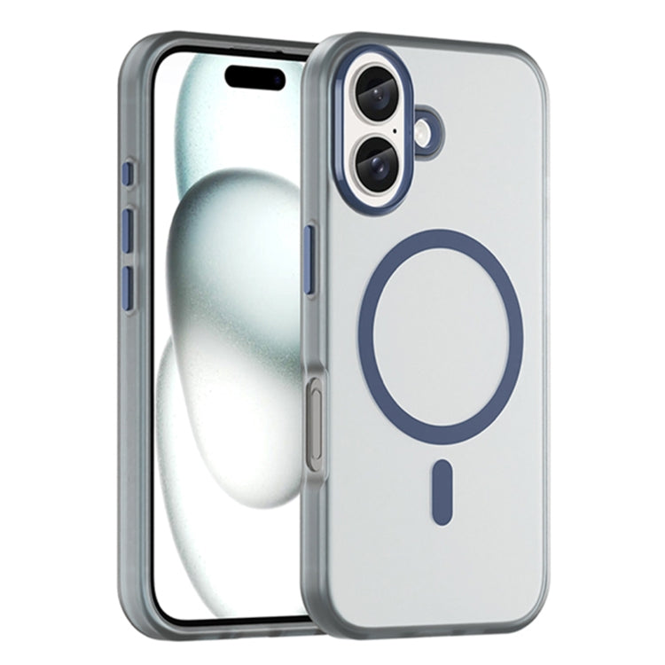 เคสโทรศัพท์ MagSafe แบบ TPU ทึบแสงด้าน + PC ครอบคลุมเต็มรูปแบบ สำหรับ iPhone 16 Pro, สำหรับ iPhone 16 Plus, สำหรับ iPhone 16, สำหรับ iPhone 15 Pro Max, สำหรับ iPhone 15 Pro