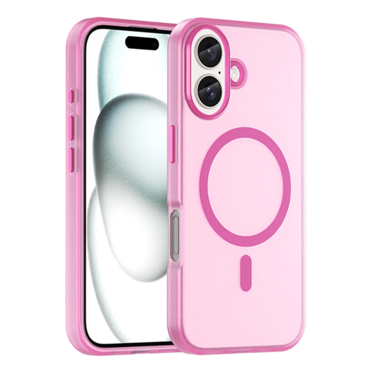 เคสโทรศัพท์ MagSafe แบบ TPU ทึบแสงด้าน + PC ครอบคลุมเต็มรูปแบบ สำหรับ iPhone 16 Pro, สำหรับ iPhone 16 Plus, สำหรับ iPhone 16, สำหรับ iPhone 15 Pro Max, สำหรับ iPhone 15 Pro