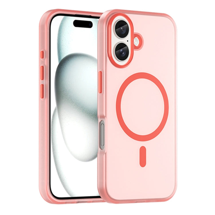 เคสโทรศัพท์ MagSafe แบบ TPU ทึบแสงด้าน + PC ครอบคลุมเต็มรูปแบบ สำหรับ iPhone 16 Pro, สำหรับ iPhone 16 Plus, สำหรับ iPhone 16, สำหรับ iPhone 15 Pro Max, สำหรับ iPhone 15 Pro