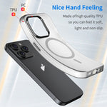เคสโทรศัพท์ MagSafe แบบ TPU ทึบแสงด้าน + PC ครอบคลุมเต็มรูปแบบ สำหรับ iPhone 16 Pro, สำหรับ iPhone 16 Plus, สำหรับ iPhone 16, สำหรับ iPhone 15 Pro Max, สำหรับ iPhone 15 Pro