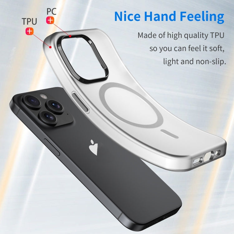 เคสโทรศัพท์ MagSafe แบบ TPU ทึบแสงด้าน + PC ครอบคลุมเต็มรูปแบบ สำหรับ iPhone 16 Pro, สำหรับ iPhone 16 Plus, สำหรับ iPhone 16, สำหรับ iPhone 15 Pro Max, สำหรับ iPhone 15 Pro
