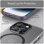 เคสโทรศัพท์ MagSafe แบบ TPU ทึบแสงด้าน + PC ครอบคลุมเต็มรูปแบบ สำหรับ iPhone 16 Pro, สำหรับ iPhone 16 Plus, สำหรับ iPhone 16, สำหรับ iPhone 15 Pro Max, สำหรับ iPhone 15 Pro