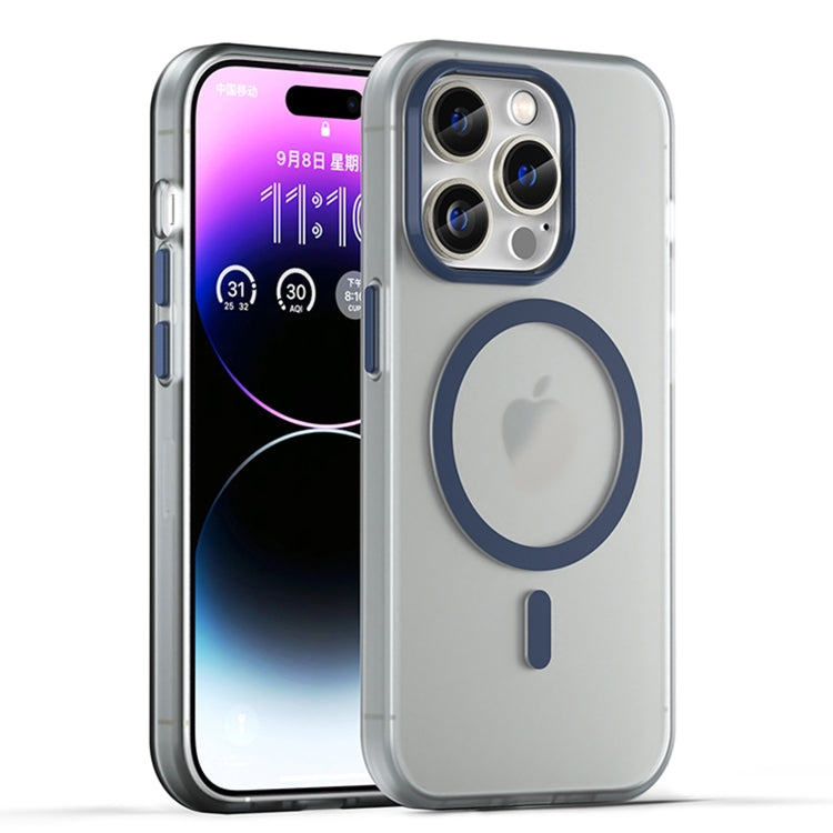 เคสโทรศัพท์ MagSafe แบบ TPU ทึบแสงด้าน + PC ครอบคลุมเต็มรูปแบบ สำหรับ iPhone 16 Pro, สำหรับ iPhone 16 Plus, สำหรับ iPhone 16, สำหรับ iPhone 15 Pro Max, สำหรับ iPhone 15 Pro
