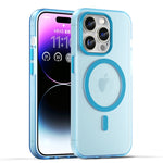 เคสโทรศัพท์ MagSafe แบบ TPU ทึบแสงด้าน + PC ครอบคลุมเต็มรูปแบบ สำหรับ iPhone 16 Pro, สำหรับ iPhone 16 Plus, สำหรับ iPhone 16, สำหรับ iPhone 15 Pro Max, สำหรับ iPhone 15 Pro