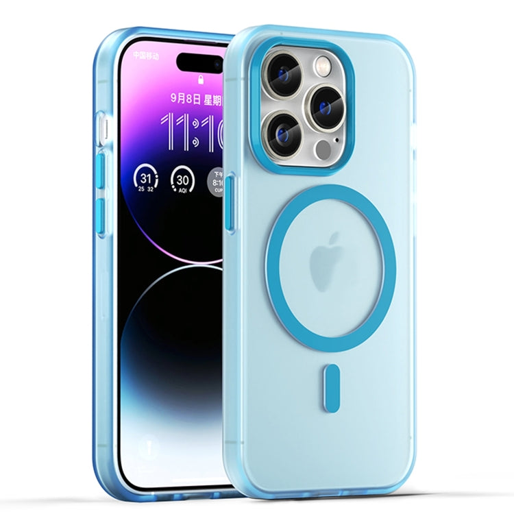 เคสโทรศัพท์ MagSafe แบบ TPU ทึบแสงด้าน + PC ครอบคลุมเต็มรูปแบบ สำหรับ iPhone 16 Pro, สำหรับ iPhone 16 Plus, สำหรับ iPhone 16, สำหรับ iPhone 15 Pro Max, สำหรับ iPhone 15 Pro