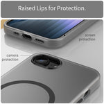 MagSafe Frosted Translucent TPU + PC Full Coverage Phone Case, For iPhone 17e / 16e, For iPhone 17 Pro Max, For iPhone 17 Pro, For iPhone 17, For iPhone Air, For iPhone 16 Pro Max