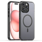 เคสโทรศัพท์ MagSafe แบบ TPU ทึบแสงด้าน + PC ครอบคลุมเต็มรูปแบบ สำหรับ iPhone 16 Pro, สำหรับ iPhone 16 Plus, สำหรับ iPhone 16, สำหรับ iPhone 15 Pro Max, สำหรับ iPhone 15 Pro