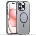เคสโทรศัพท์ MagSafe แบบ TPU ทึบแสงด้าน + PC ครอบคลุมเต็มรูปแบบ สำหรับ iPhone 16 Pro, สำหรับ iPhone 16 Plus, สำหรับ iPhone 16, สำหรับ iPhone 15 Pro Max, สำหรับ iPhone 15 Pro