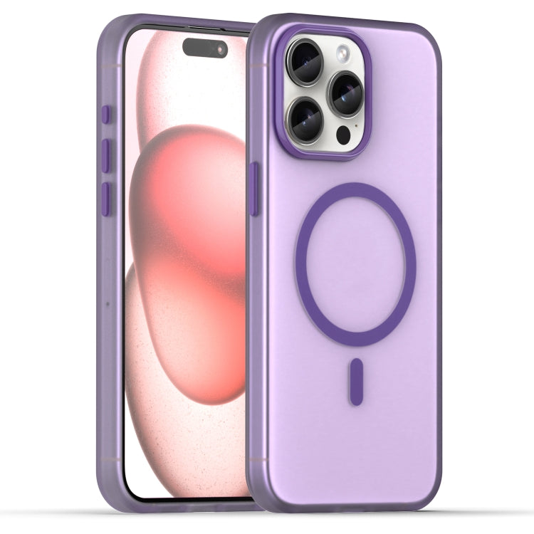 เคสโทรศัพท์ MagSafe แบบ TPU ทึบแสงด้าน + PC ครอบคลุมเต็มรูปแบบ สำหรับ iPhone 16 Pro, สำหรับ iPhone 16 Plus, สำหรับ iPhone 16, สำหรับ iPhone 15 Pro Max, สำหรับ iPhone 15 Pro