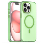 เคสโทรศัพท์ MagSafe แบบ TPU ทึบแสงด้าน + PC ครอบคลุมเต็มรูปแบบ สำหรับ iPhone 16 Pro, สำหรับ iPhone 16 Plus, สำหรับ iPhone 16, สำหรับ iPhone 15 Pro Max, สำหรับ iPhone 15 Pro