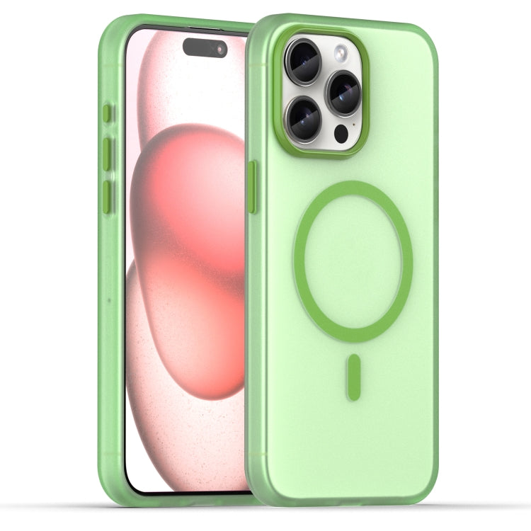 เคสโทรศัพท์ MagSafe แบบ TPU ทึบแสงด้าน + PC ครอบคลุมเต็มรูปแบบ สำหรับ iPhone 16 Pro, สำหรับ iPhone 16 Plus, สำหรับ iPhone 16, สำหรับ iPhone 15 Pro Max, สำหรับ iPhone 15 Pro
