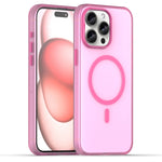 เคสโทรศัพท์ MagSafe แบบ TPU ทึบแสงด้าน + PC ครอบคลุมเต็มรูปแบบ สำหรับ iPhone 16 Pro, สำหรับ iPhone 16 Plus, สำหรับ iPhone 16, สำหรับ iPhone 15 Pro Max, สำหรับ iPhone 15 Pro