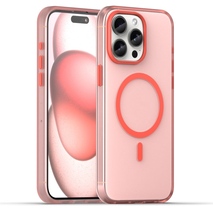 เคสโทรศัพท์ MagSafe แบบ TPU ทึบแสงด้าน + PC ครอบคลุมเต็มรูปแบบ สำหรับ iPhone 16 Pro, สำหรับ iPhone 16 Plus, สำหรับ iPhone 16, สำหรับ iPhone 15 Pro Max, สำหรับ iPhone 15 Pro