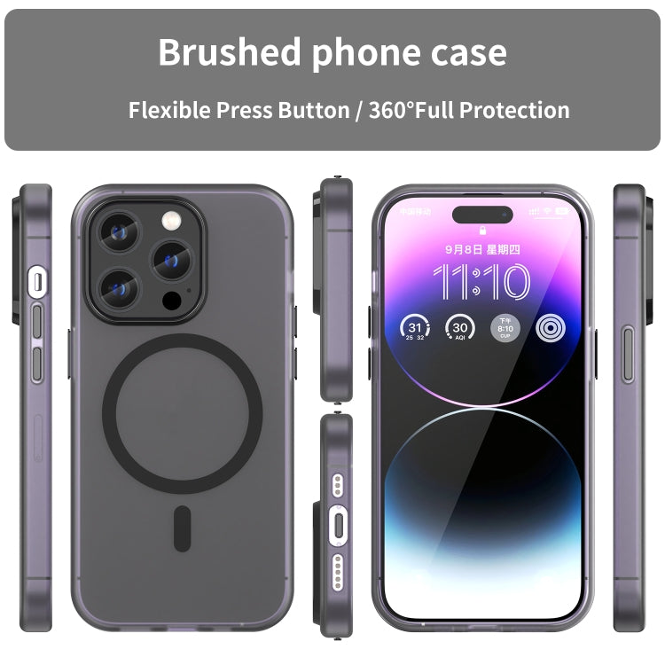 เคสโทรศัพท์ MagSafe แบบ TPU ทึบแสงด้าน + PC ครอบคลุมเต็มรูปแบบ สำหรับ iPhone 14 Pro Max, สำหรับ iPhone SE 2022 / 2020 / 8, สำหรับ iPhone 13 Pro Max, สำหรับ iPhone 13 Pro, สำหรับ iPhone 13