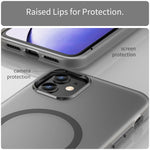 เคสโทรศัพท์ MagSafe แบบ TPU ทึบแสงด้าน + PC ครอบคลุมเต็มรูปแบบ สำหรับ iPhone 12, สำหรับ iPhone 12 Pro Max, สำหรับ iPhone 12 Pro, สำหรับ iPhone 11 Pro Max, สำหรับ iPhone 11