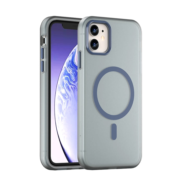 เคสโทรศัพท์ MagSafe แบบ TPU ทึบแสงด้าน + PC ครอบคลุมเต็มรูปแบบ สำหรับ iPhone 12, สำหรับ iPhone 12 Pro Max, สำหรับ iPhone 12 Pro, สำหรับ iPhone 11 Pro Max, สำหรับ iPhone 11