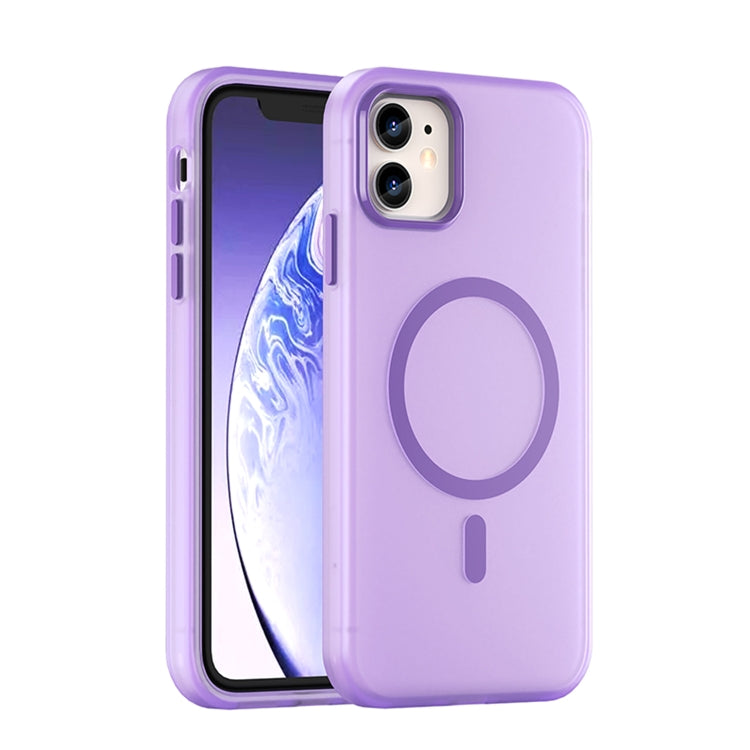 เคสโทรศัพท์ MagSafe แบบ TPU ทึบแสงด้าน + PC ครอบคลุมเต็มรูปแบบ สำหรับ iPhone 12, สำหรับ iPhone 12 Pro Max, สำหรับ iPhone 12 Pro, สำหรับ iPhone 11 Pro Max, สำหรับ iPhone 11