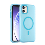 เคสโทรศัพท์ MagSafe แบบ TPU ทึบแสงด้าน + PC ครอบคลุมเต็มรูปแบบ สำหรับ iPhone 12, สำหรับ iPhone 12 Pro Max, สำหรับ iPhone 12 Pro, สำหรับ iPhone 11 Pro Max, สำหรับ iPhone 11