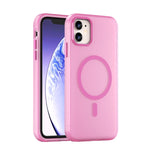 เคสโทรศัพท์ MagSafe แบบ TPU ทึบแสงด้าน + PC ครอบคลุมเต็มรูปแบบ สำหรับ iPhone 12, สำหรับ iPhone 12 Pro Max, สำหรับ iPhone 12 Pro, สำหรับ iPhone 11 Pro Max, สำหรับ iPhone 11
