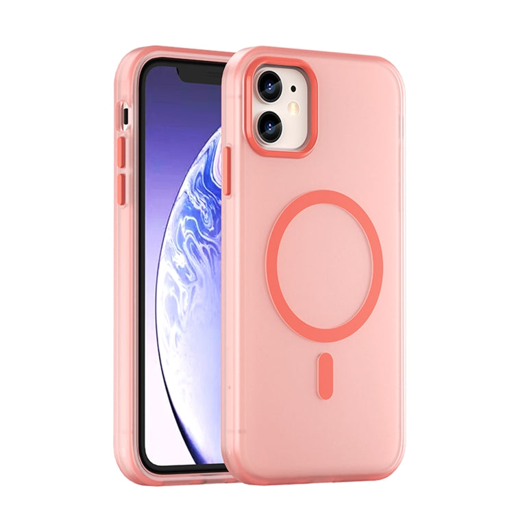 เคสโทรศัพท์ MagSafe แบบ TPU ทึบแสงด้าน + PC ครอบคลุมเต็มรูปแบบ สำหรับ iPhone 12, สำหรับ iPhone 12 Pro Max, สำหรับ iPhone 12 Pro, สำหรับ iPhone 11 Pro Max, สำหรับ iPhone 11