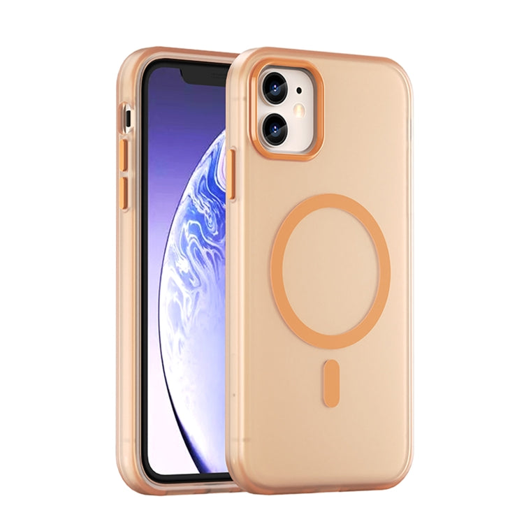 เคสโทรศัพท์ MagSafe แบบ TPU ทึบแสงด้าน + PC ครอบคลุมเต็มรูปแบบ สำหรับ iPhone 12, สำหรับ iPhone 12 Pro Max, สำหรับ iPhone 12 Pro, สำหรับ iPhone 11 Pro Max, สำหรับ iPhone 11