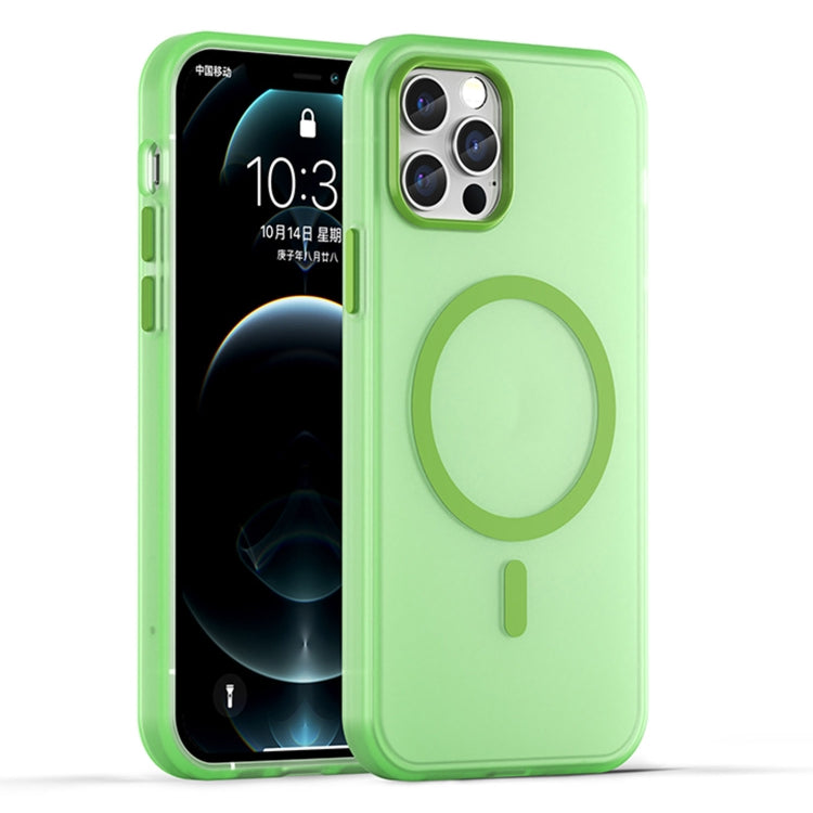 เคสโทรศัพท์ MagSafe แบบ TPU ทึบแสงด้าน + PC ครอบคลุมเต็มรูปแบบ สำหรับ iPhone 12, สำหรับ iPhone 12 Pro Max, สำหรับ iPhone 12 Pro, สำหรับ iPhone 11 Pro Max, สำหรับ iPhone 11