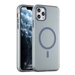เคสโทรศัพท์ MagSafe แบบ TPU ทึบแสงด้าน + PC ครอบคลุมเต็มรูปแบบ สำหรับ iPhone 12, สำหรับ iPhone 12 Pro Max, สำหรับ iPhone 12 Pro, สำหรับ iPhone 11 Pro Max, สำหรับ iPhone 11