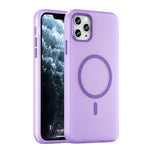 เคสโทรศัพท์ MagSafe แบบ TPU ทึบแสงด้าน + PC ครอบคลุมเต็มรูปแบบ สำหรับ iPhone 12, สำหรับ iPhone 12 Pro Max, สำหรับ iPhone 12 Pro, สำหรับ iPhone 11 Pro Max, สำหรับ iPhone 11