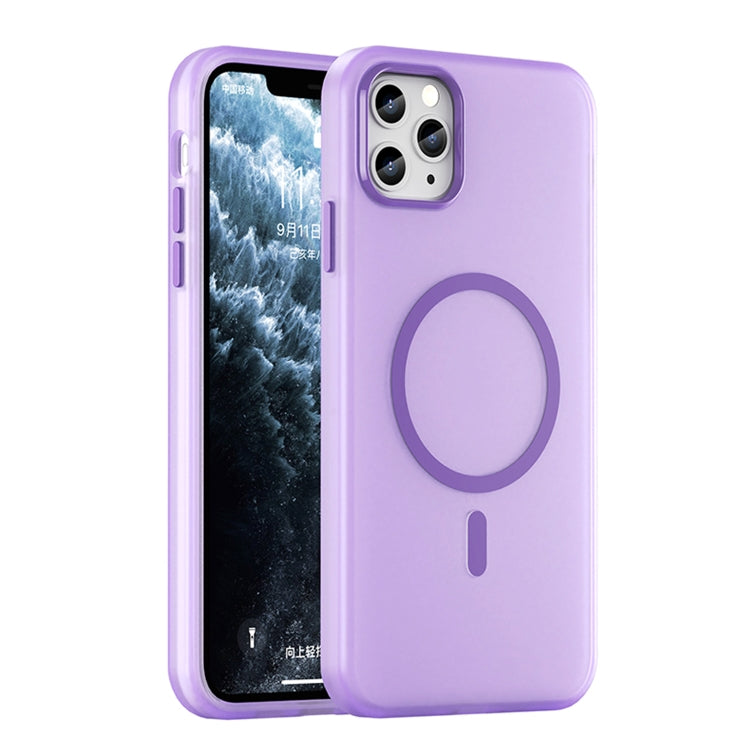 เคสโทรศัพท์ MagSafe แบบ TPU ทึบแสงด้าน + PC ครอบคลุมเต็มรูปแบบ สำหรับ iPhone 12, สำหรับ iPhone 12 Pro Max, สำหรับ iPhone 12 Pro, สำหรับ iPhone 11 Pro Max, สำหรับ iPhone 11