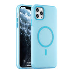 เคสโทรศัพท์ MagSafe แบบ TPU ทึบแสงด้าน + PC ครอบคลุมเต็มรูปแบบ สำหรับ iPhone 12, สำหรับ iPhone 12 Pro Max, สำหรับ iPhone 12 Pro, สำหรับ iPhone 11 Pro Max, สำหรับ iPhone 11