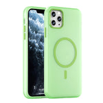 เคสโทรศัพท์ MagSafe แบบ TPU ทึบแสงด้าน + PC ครอบคลุมเต็มรูปแบบ สำหรับ iPhone 12, สำหรับ iPhone 12 Pro Max, สำหรับ iPhone 12 Pro, สำหรับ iPhone 11 Pro Max, สำหรับ iPhone 11