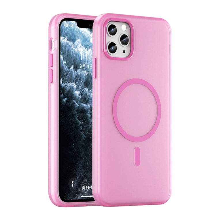 เคสโทรศัพท์ MagSafe แบบ TPU ทึบแสงด้าน + PC ครอบคลุมเต็มรูปแบบ สำหรับ iPhone 12, สำหรับ iPhone 12 Pro Max, สำหรับ iPhone 12 Pro, สำหรับ iPhone 11 Pro Max, สำหรับ iPhone 11
