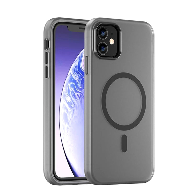 เคสโทรศัพท์ MagSafe แบบ TPU ทึบแสงด้าน + PC ครอบคลุมเต็มรูปแบบ สำหรับ iPhone 12, สำหรับ iPhone 12 Pro Max, สำหรับ iPhone 12 Pro, สำหรับ iPhone 11 Pro Max, สำหรับ iPhone 11
