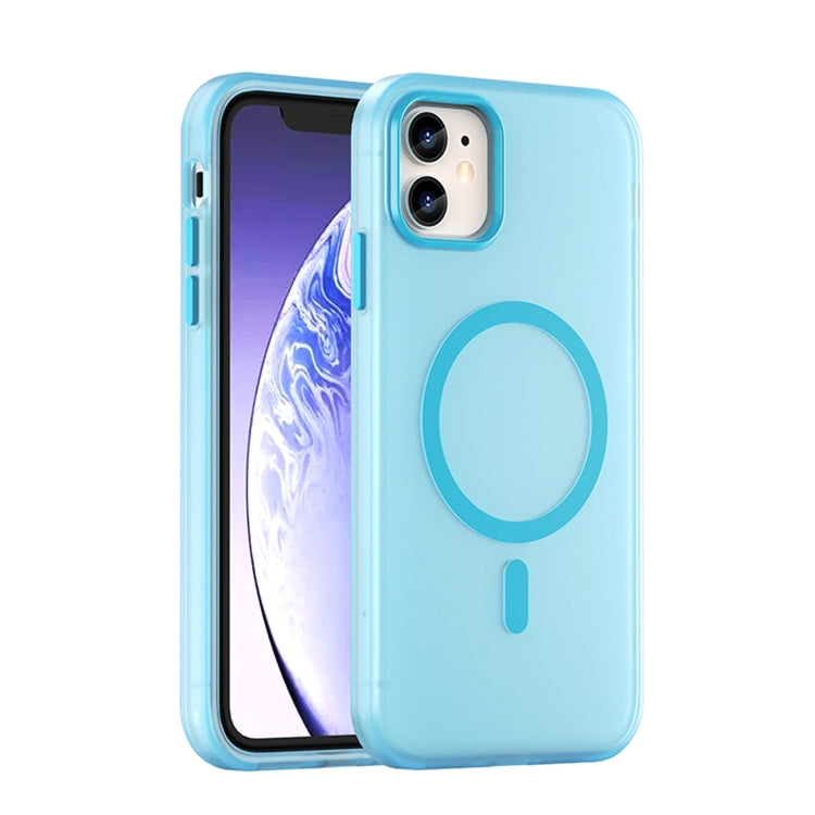 เคสโทรศัพท์ MagSafe แบบ TPU ทึบแสงด้าน + PC ครอบคลุมเต็มรูปแบบ สำหรับ iPhone 12, สำหรับ iPhone 12 Pro Max, สำหรับ iPhone 12 Pro, สำหรับ iPhone 11 Pro Max, สำหรับ iPhone 11