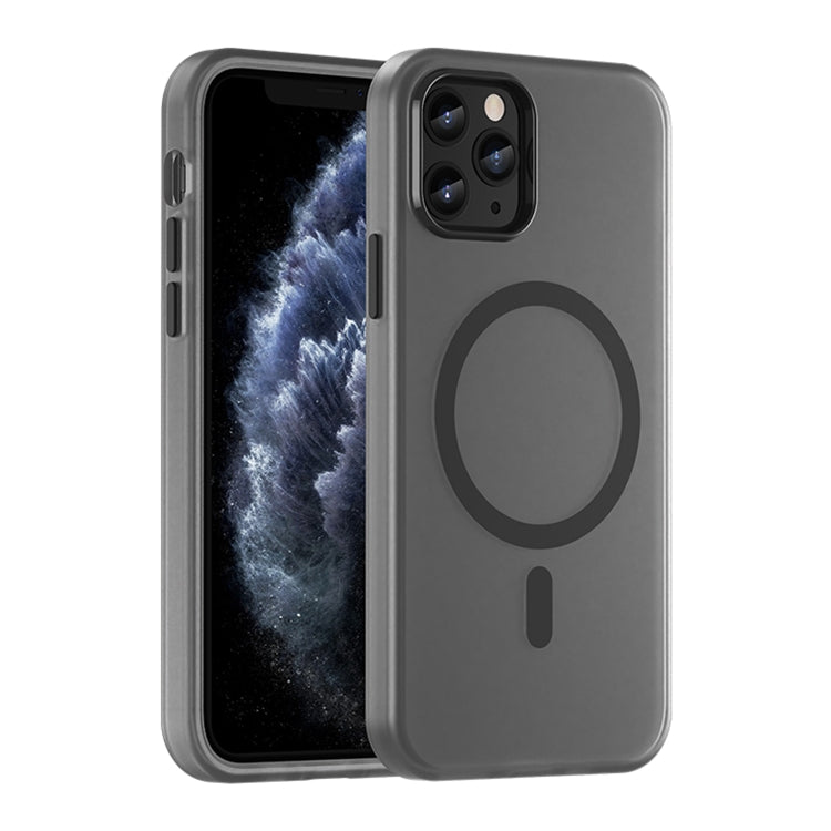 เคสโทรศัพท์ MagSafe แบบ TPU + PC ทึบแสงด้าน ครอบคลุมเต็มรูปแบบ สำหรับ iPhone 11 Pro