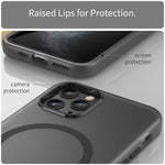 เคสโทรศัพท์ MagSafe แบบ TPU + PC ทึบแสงด้าน ครอบคลุมเต็มรูปแบบ สำหรับ iPhone 11 Pro