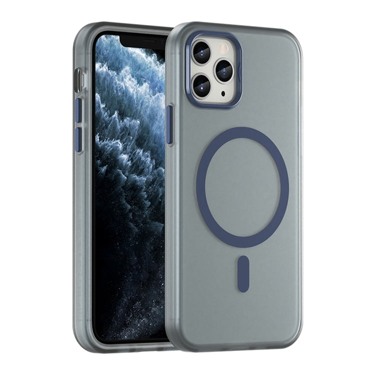 เคสโทรศัพท์ MagSafe แบบ TPU + PC ทึบแสงด้าน ครอบคลุมเต็มรูปแบบ สำหรับ iPhone 11 Pro