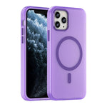 เคสโทรศัพท์ MagSafe แบบ TPU + PC ทึบแสงด้าน ครอบคลุมเต็มรูปแบบ สำหรับ iPhone 11 Pro